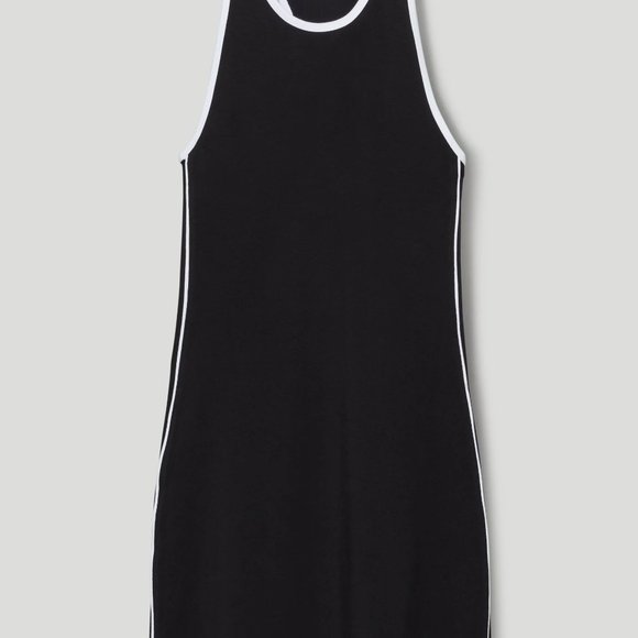 Aritzia TNA Bedford Dress Size M Black & White - Picture 2 of 10